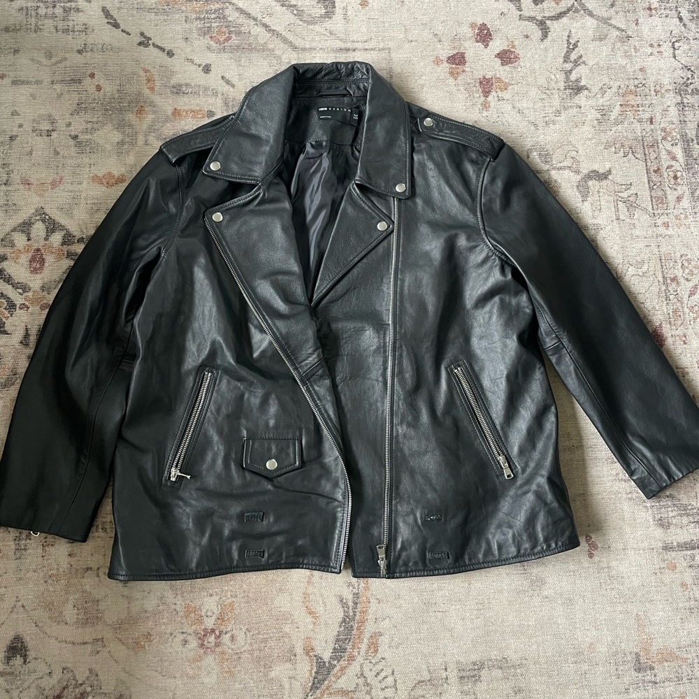 ASOS Moto jacket with belt cut off (see photos)